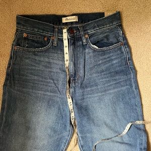 Madewell Momjean in Downey wash